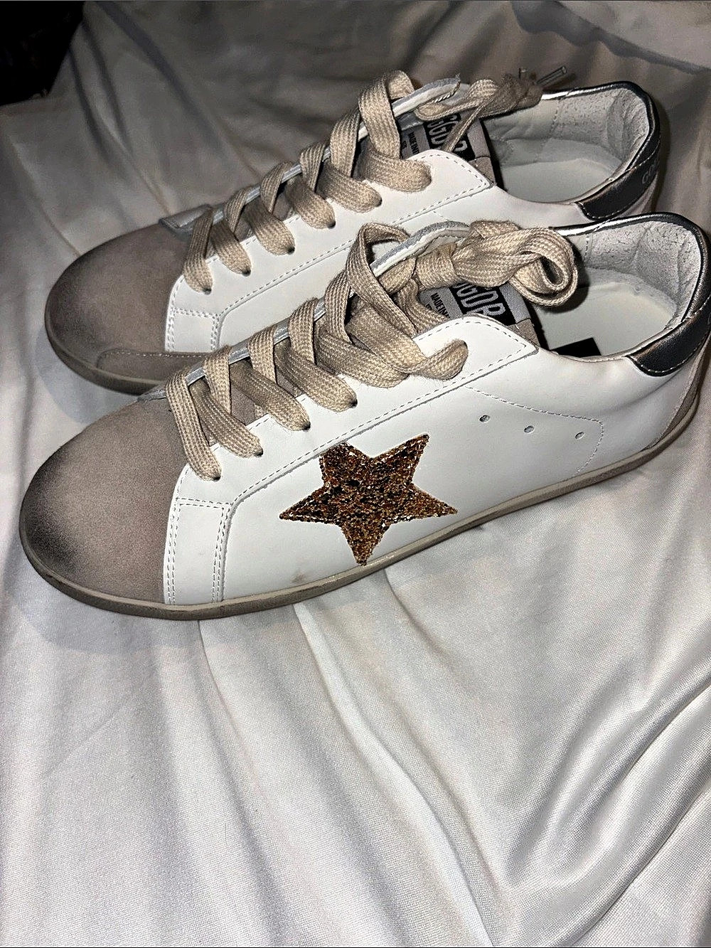 Inspired Super-Star Sneakers White & Gray